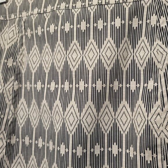 RipSkirt Hawaii Skirt size XL cream tan beige black West End print lengt… - Picture 9 of 12